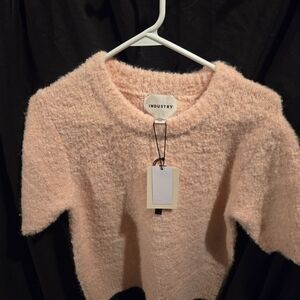 Industry Soft Pink Crew Neck Sweater